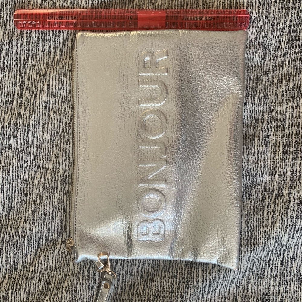 New Silver Oversized Evening Clutch -Street Level